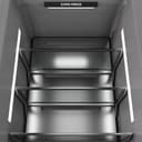 Autograph Edition 24 In. 12.4 Cu. Ft. Panel Ready Column Freezer With Graphite Gray Interior And Champagne Bronze Accents view 11