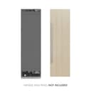 24 in. 12.5 cu. ft. Panel Ready Column Refrigerator with Graphite Gray Interior view 12