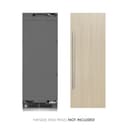 30 in. 16.7 cu. ft. Panel Ready Column Refrigerator with Graphite Gray Interior view 12