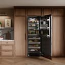 30 in. 16.7 cu. ft. Panel Ready Column Refrigerator with Graphite Gray Interior view 6