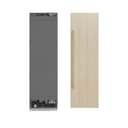 ZLINE Autograph Edition 24 in. 12.5 cu. ft. Panel Ready Column Refrigerator with Graphite Gray Interior and Champagne Bronze Accents (RBCRVZ-24-CB) view 18