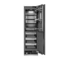 ZLINE Autograph Edition 24 in. 12.5 cu. ft. Panel Ready Column Refrigerator with Graphite Gray Interior and Matte Black Accents (RBCRVZ-24-MB) view 1