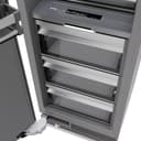 ZLINE Autograph Edition 30 in. 16.7 cu. ft. Panel Ready Column Refrigerator with Graphite Gray Interior and Champagne Bronze Accents (RBCRVZ-30-CB) view 13