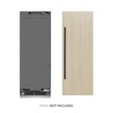 ZLINE Autograph Edition 30 in. 16.7 cu. ft. Panel Ready Column Refrigerator with Graphite Gray Interior and Matte Black Accents (RBCRVZ-30-MB) view 12