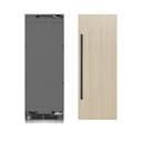 ZLINE Autograph Edition 30 in. 16.7 cu. ft. Panel Ready Column Refrigerator with Graphite Gray Interior and Matte Black Accents (RBCRVZ-30-MB) view 18