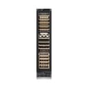ZLINE Autograph Edition 18 in. 9.0 cu. ft. Triple Zone 68 Bottle Panel Ready Left Hinge Column Wine Cooler with Champagne Bronze Accents (RBCWVLZ-18-CB) view 15