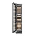 ZLINE Autograph Edition 18 in. 9.0 cu. ft. Triple Zone 68 Bottle Panel Ready Left Hinge Column Wine Cooler with Champagne Bronze Accents (RBCWVLZ-18-CB) view 13