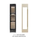 ZLINE Autograph Edition 18 in. 9.0 cu. ft. Triple Zone 68 Bottle Panel Ready Left Hinge Column Wine Cooler with Polished Gold Accents (RBCWVLZ-18-G) view 1