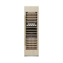 ZLINE Autograph Edition 24 in. 12.4 cu. ft. Triple Zone 100 Bottle Panel Ready Column Wine Cooler with Champagne Bronze Accents (RBCWVZ-24-CB) view 14