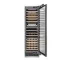 ZLINE Autograph Edition 24 in. 12.4 cu. ft. Triple Zone 100 Bottle Panel Ready Column Wine Cooler with Champagne Bronze Accents (RBCWVZ-24-CB) view 12