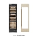 ZLINE Autograph Edition 24 in. 12.4 cu. ft. Triple Zone 100 Bottle Panel Ready Column Wine Cooler with Polished Gold Accents (RBCWVZ-24-G) view 1