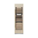 ZLINE Autograph Edition 24 in. 12.4 cu. ft. Triple Zone 100 Bottle Panel Ready Column Wine Cooler with Polished Gold Accents (RBCWVZ-24-G) view 16