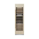 ZLINE Autograph Edition 24 in. 12.4 cu. ft. Triple Zone 100 Bottle Panel Ready Column Wine Cooler with Polished Gold Accents (RBCWVZ-24-G) view 13