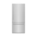 36 In. 19.8 Cu. Ft. Built-in Bottom Freezer Refrigerator With Water Dispenser And Ice Maker In Stainless Steel view 1