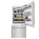 36 In. 19.8 Cu. Ft. Built-in Bottom Freezer Refrigerator With Water Dispenser And Ice Maker In Stainless Steel view 5