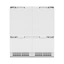 ZLINE 72 in. 39.6 cu. ft. Panel Ready French Door Built-In Bottom Freezer Refrigerator with Water Dispensers and Ice Makers (RBIT-72) view 3