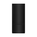 ZLINE 36 in. 19.8 cu. ft. Built-In Bottom Freezer Refrigerator with Water Dispenser and Ice Maker in Black Stainless Steel (RBIT-BS-36) view 1