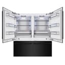 ZLINE 72 in. 39.6 cu. ft. French Door Built-In Bottom Freezer Refrigerator with Water Dispensers and Ice Makers in Black Stainless Steel (RBIT-BS-72) view 3