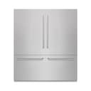 72 In. 39.6 Cu. Ft. French Door Built-in Bottom Freezer Refrigerator With Water Dispensers And Ice Makers In Satin Stainless Steel view 1
