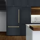 Autograph Edition 36 In. 19.8 Cu. Ft. Panel Ready Built-in Bottom Freezer Refrigerator With Water Dispenser And Ice Maker With Champagne Bronze Accents view 2