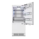 Autograph Edition 36 In. 19.8 Cu. Ft. Panel Ready Built-in Bottom Freezer Refrigerator With Water Dispenser And Ice Maker With Champagne Bronze Accents view 6
