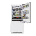 Autograph Edition 36 In. 19.8 Cu. Ft. Panel Ready Built-in Bottom Freezer Refrigerator With Water Dispenser And Ice Maker With Polished Gold Accents view 7
