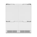 Autograph Edition 72 In. 39.6 Cu. Ft. Panel Ready French Door Built-in Bottom Freezer Refrigerator With Water Dispensers And Ice Makers And Champagne Bronze Accents view 2