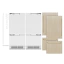 Autograph Edition 72 In. 39.6 Cu. Ft. Panel Ready French Door Built-in Bottom Freezer Refrigerator With Water Dispensers And Ice Makers And Champagne Bronze Accents view 4
