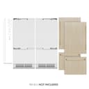 Autograph Edition 72 In. 39.6 Cu. Ft. Panel Ready French Door Built-in Bottom Freezer Refrigerator With Water Dispensers And Ice Makers And Polished Gold Accents view 1