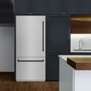 Autograph Edition 36 In. 19.8 Cu. Ft. Built-in Bottom Freezer Refrigerator With Water Dispenser And Ice Maker In Satin Stainless Steel And Matte Black Accents view 2