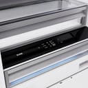 Autograph Edition 72 In. 39.6 Cu. Ft. French Door Built-in Bottom Freezer Refrigerator With Water Dispensers And Ice Makers In White Matte And Polished Gold Accents view 7