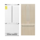 36" 19.6 cu. Ft. Panel Ready Built-In 3-Door French Door Refrigerator with Internal Water and Ice Dispenser view 3