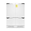 60" 32.2 cu. Ft. Panel Ready Built-In 4-Door French Door Refrigerator with Internal Water and Ice Dispenser view 21