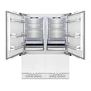 60" 32.2 cu. Ft. Panel Ready Built-In 4-Door French Door Refrigerator with Internal Water and Ice Dispenser view 20