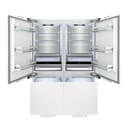 60" 32.2 cu. Ft. Panel Ready Built-In 4-Door French Door Refrigerator with Internal Water and Ice Dispenser view 19
