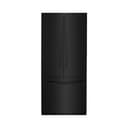 36 In. 19.6 Cu. Ft. French Door Built-in Bottom Freezer Refrigerator With Water Dispenser And Ice Maker In Black Stainless Steel view 1