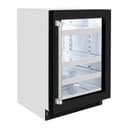 ZLINE 24 in. Touchstone 151 Can Beverage Fridge With Black Matte Glass Door (RBSO-BLM-24) view 7