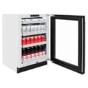 ZLINE 24 in. Touchstone 151 Can Beverage Fridge With Black Matte Glass Door (RBSO-BLM-24) view 8