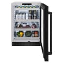 ZLINE 24 in. Touchstone 151 Can Beverage Fridge With Black Stainless Steel Glass Door (RBSO-BS-24) view 5