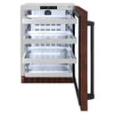 24 In. Touchstone 151 Can Beverage Fridge With Hand Hammered Copper Glass Door view 2