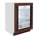 24 In. Touchstone 151 Can Beverage Fridge With Hand Hammered Copper Glass Door view 4
