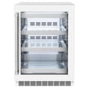 ZLINE 24 in. Touchstone 151 Can Beverage Fridge With White Matte Glass Door (RBSO-WM-24) view 3