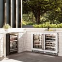 ZLINE 24 in. Touchstone 151 Can Beverage Fridge With White Matte Glass Door (RBSO-WM-24) view 12