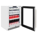 AutographEdition 24 in. Touchstone 151 Can Beverage Fridge With Stainless Steel Glass Door And Champagne Bronze Handle view 9