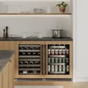 AutographEdition 24 in. Touchstone 151 Can Beverage Fridge With Stainless Steel Glass Door And Matte Black Handle view 14