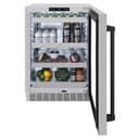AutographEdition 24 in. Touchstone 151 Can Beverage Fridge With Stainless Steel Glass Door And Matte Black Handle view 12