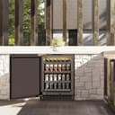 AutographEdition 24 in. Touchstone 151 Can Beverage Fridge With Solid Stainless Steel Door And Polished Gold Handle view 13