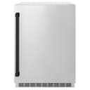 AutographEdition 24 in. Touchstone 151 Can Beverage Fridge With Solid Stainless Steel Door And Matte Black Handle view 1