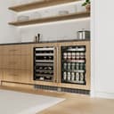24in. Touchstone 151 Can Beverage Fridge With Panel Ready Glass Door view 14