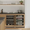 AutographEdition 24 in. Touchstone 151 Can Beverage Fridge With Panel Ready Glass Door And Matte Black Handle view 1